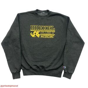 Champion Drexel College of Medicine crewneck sweatshirt mens small